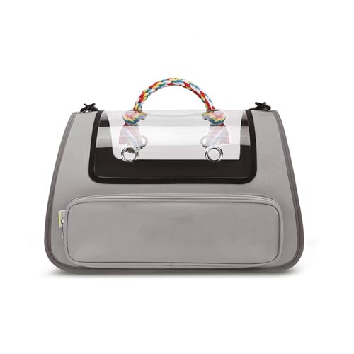 Transporttasche Katze Faltbar und Atmungsaktiv Transporttasche Katze ， mit Einstellbar Schultergurt Transportbox Katze für große Katzen und Welpen bis 7kg,Gray von Snyucve