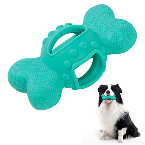 Sobirdos Hundespielzeug,Kauspielzeug für den Zahnwechsel,Unzerstörbares Kauwurzel,Interaktives Kauknochen Hunde Spielzeug,Kleine und mittlere Hundeknochen- und Zahnreinigungsspielzeuge von Sobirdos