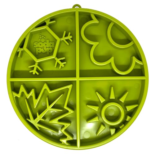 SodaPup Four Seasons Anreicherungsnapf – Langlebiger Futternapf, hergestellt in den USA, aus ungiftigem, haustiersicherem, lebensmittelechtem Material für geistige Stimulation, verlangsamtes Essen, SodaPup Four Seasons Anreicherungsnapf – Langlebiger Futternapf, hergestellt in den USA, aus ungiftigem, haustiersicherem, lebensmittelechtem Material für geistige Stimulation, verlangsamtes Essen, von SodaPup