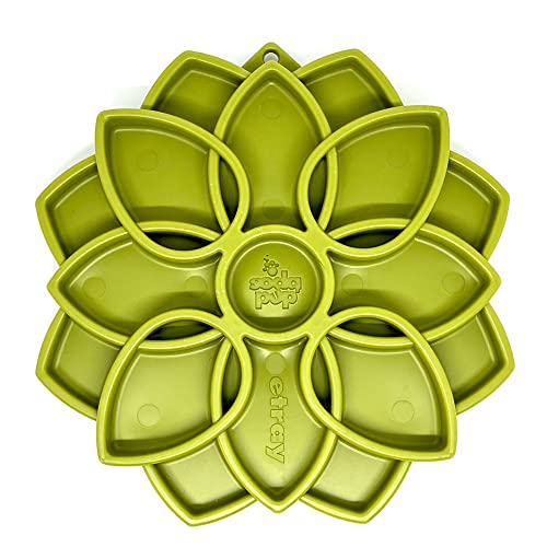 SodaPup Mandala eTray – Langlebiges Tablett für langsames Füttern, hergestellt in den USA, aus ungiftigem, haustiersicherem, lebensmittelechtem Material für geistige Stimulation, Beruhigung, SodaPup Mandala eTray – Langlebiges Tablett für langsames Füttern, hergestellt in den USA, aus ungiftigem, haustiersicherem, lebensmittelechtem Material für geistige Stimulation, Beruhigung, von SodaPup