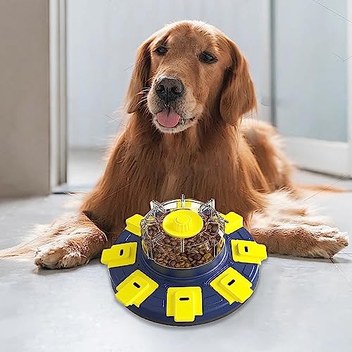 Dog Puzzle Toy Dogs Brain Stimulation Mental Stimulating Toys Beginner Puppy Treat Food Feeder Dispenser Advanced Level 2 in 1 Interactive Games for Small/Medium/Large Aggressive Chewer Gift von Sodaer