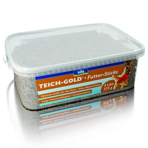 Söll 81447 TEICH-GOLD Futter-Sticks, 940 g - Ganzjahresfutter zum Füttern von Fischen im Teich, Gartenteich, zur Stärkung der Abwehrkräfte und vitale Teichfische Söll 81447 TEICH-GOLD Futter-Sticks, 940 g - Ganzjahresfutter zum Füttern von Fischen im Teich, Gartenteich, zur Stärkung der Abwehrkräfte und vitale Teichfische von Söll