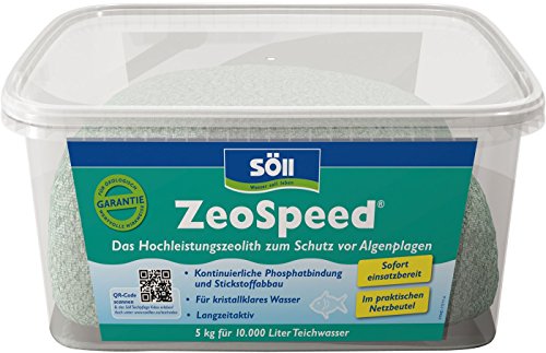 Söll 83697 ZeoSpeed, 5 kg - Hochleistungszeolith zum Schutz vor Algenplagen/gegen Phosphate und Stickstoffe/mineralisches Naturprodukt von Söll