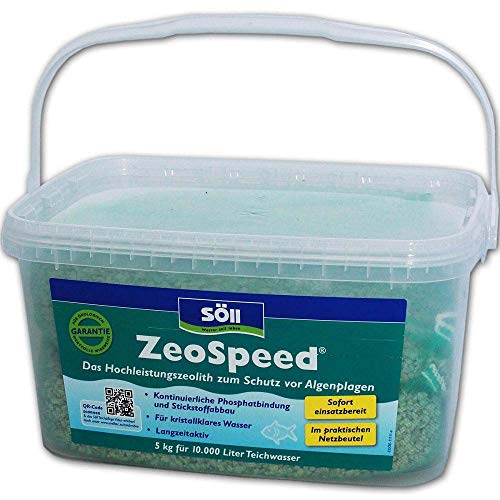 Söll 83697 ZeoSpeed, 5 kg - Hochleistungszeolith zum Schutz vor Algenplagen/gegen Phosphate und Stickstoffe/mineralisches Naturprodukt von Söll