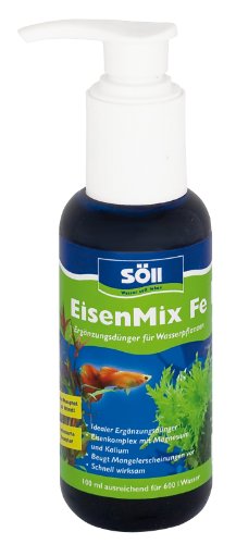 Söll EisenMix Fe, 100 ml - Aquarien-Ergänzungsdünger für Wasserpflanzen/Phosphatfrei und Nitratfrei von Söll