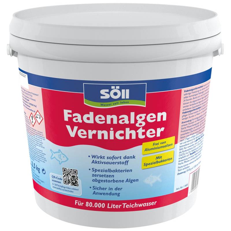 Söll Fadenalgenvernichter mit Spezialbakterien 2,5 kg von Söll
