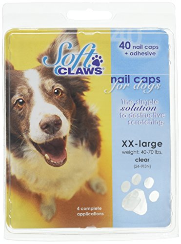 Soft Claws Hunde-Nagelkappen zum Mitnehmen, Größe XXL, naturfarben von Soft Claws