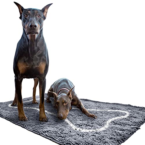Soggy Doggy SOGG016 Türmatte, Größe XL, 91 x 152 cm, grau von Soggy Doggy Doormat