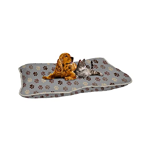 Italian Bed Linen Maxy Gepolstertes Hundekissen Haustierpfoten 60 x 100 cm von Italian Bed Linen