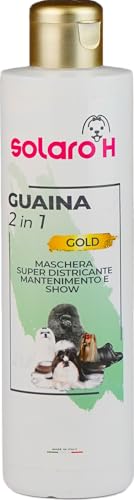 Solaro H Guaina Gold Conditioner für Hunde 250ml Detangler Pflegender und Polierender Inka-Nusse von Solaro H