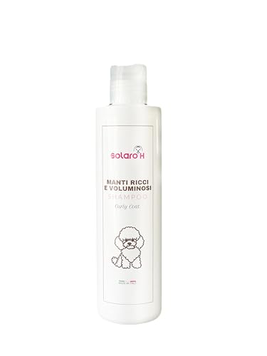 Solaro H | Shampoo für lockige und voluminöse Hunde spendet Feuchtigkeit und Volumen | Made in Italy von Solaro H