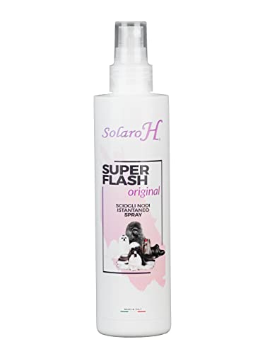 Solaro H Super Flash Entwirrungsspray für Hunde 250ml Detangler Polierender und Pflegender Hyaluronsaure und Schneckenschleim Solaro H Super Flash Entwirrungsspray für Hunde 250ml Detangler Polierender und Pflegender Hyaluronsaure und Schneckenschleim von Solaro H