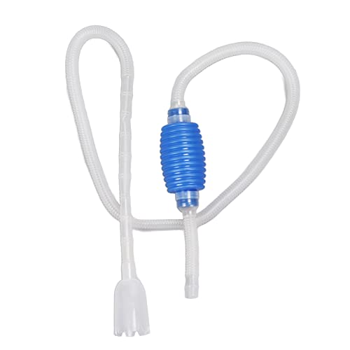 Aquarium Siphon mit Fischtank Siphon -Handbuch Einfach zu Bedienender Wasserwechsler Zur Entwässerung und Wassereinspritzung Fischkot, Sicher für Fische, Kleiner, Aber Großer von Solinder