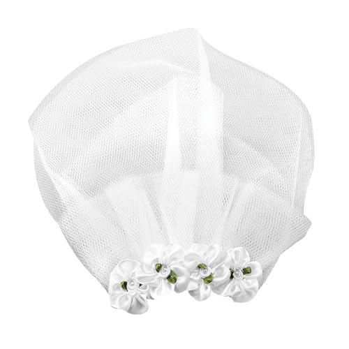 Blumendekoration, Weiches Material, Garn, Hundeblume Kopfschmuck Schleier -Hundezubehör für Kleine und Mittlere Hunde, Brandneu und, Modisch und Schön, Leicht zu Tragen, (S) von Solinder