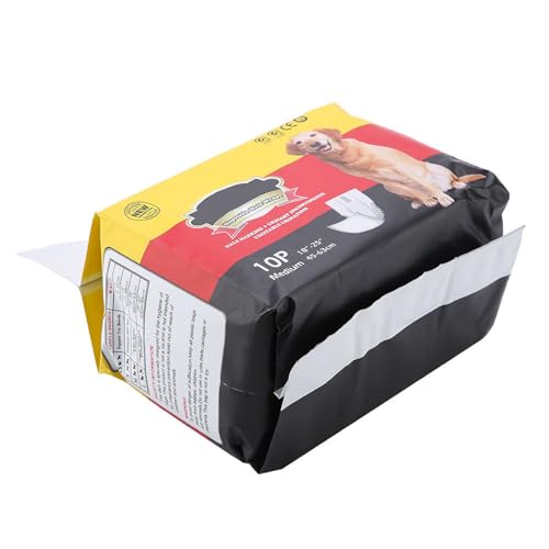 Männliche Hund Bauch Wraps, Blaues Knochenmuster, das Urinieren Verhindern, Sauber Bleiben, aus Nicht Gewebten + Baumwolle, XS-L-Größen für die (M) von Solinder