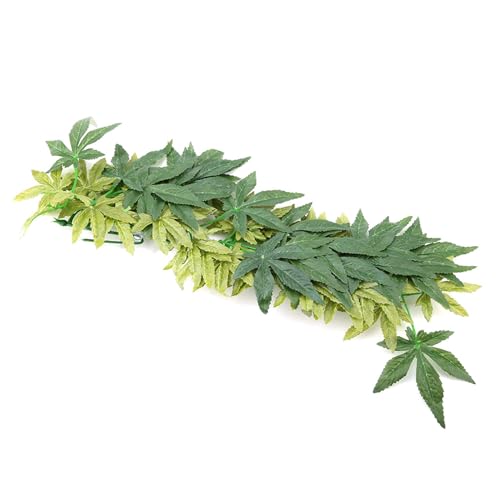 Solinder 30 cm Aquariumkunstpflanze, Grüne Gefälschte Blätter Lebensechter Plastikpflanzendekor für Fischtank, mit Terrarium -Ornamenten (20 Zoll 50 cm) von Solinder