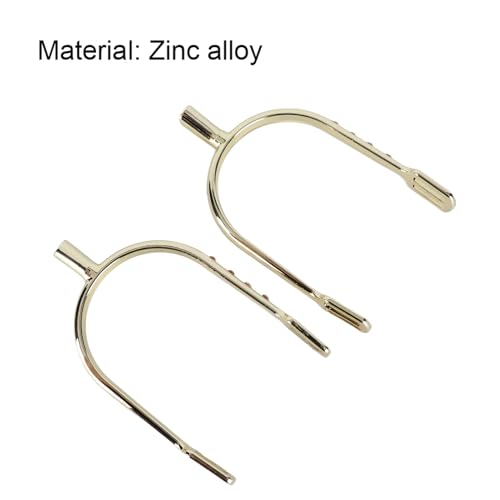 Solinder Cowboy Chrome Messing Rowels, Ultra Robuste Verchromte Zinklegierungspurs, Bequemes und Schnelles, Professionelles Material für Damen, Reitanfängerauswahl.Brandneu, von Solinder