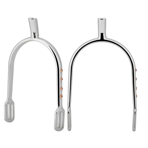 Solinder Cowboy Chrome Messing Rowels, Ultra Robuste Verchromte Zinklegierungspurs, Bequemes und Schnelles, Professionelles Material für Damen, Reitanfängerauswahl.Brandneu, von Solinder