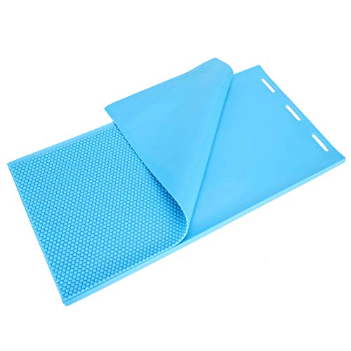 Solinder Gummi, Weiche und Robuste Bienenwachs -Presseblattform, Bienenzubehör, Biene -Ausrüstung, 2pcs Gummiblau Bienenwachspresse Blatt, Kleines, Leichtes Erhöhungmuster für von Solinder