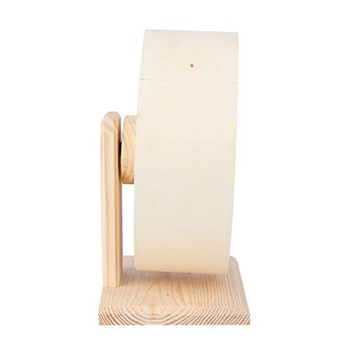 Solinder Hamsterhaus, Hölzernes Laufradspielzeug aus Hochwertigem Holzmaterial für Hamster, Maus und Kleinen Pelzigen Tieren, Sicher und Angenehm zu Besteigen, Hilft, die Fähigkeit und (S von Solinder