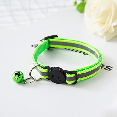 Solinder Verstellbare Polyester -Haustier -Glockenkragen mit Glocke, Sicherheitsschnalle, Reflektierender Katzenkragen für Hunde Welpen Kätzchen, Leicht zu Finden, Sicher für Haustiere, (Fluoreszenz) Solinder Verstellbare Polyester -Haustier -Glockenkragen mit Glocke, Sicherheitsschnalle, Reflektierender Katzenkragen für Hunde Welpen Kätzchen, Leicht zu Finden, Sicher für Haustiere, (Fluoreszenz) von Solinder