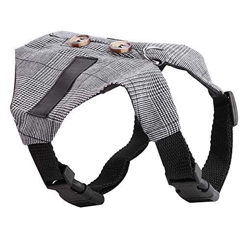 Weicher Kaninchen Atmungsaktives Gurt mit Leine, Gentleman -Stil Zum Spielen, Training und Aktivität Im Freien, Perfektes für Ihre Haustierfreunde, Kaninchenkleidung, (S) von Solinder