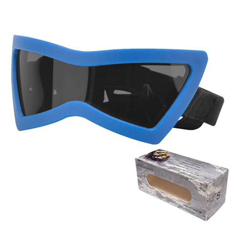 Sollee Hundebrille | Winddichte Schutzbrille Für Hunde - Staubdichter UV-Schutz Mit Verstellbarem Band Für Outdoor Wandern Motorrad Sollee Hundebrille | Winddichte Schutzbrille Für Hunde - Staubdichter UV-Schutz Mit Verstellbarem Band Für Outdoor Wandern Motorrad von Sollee
