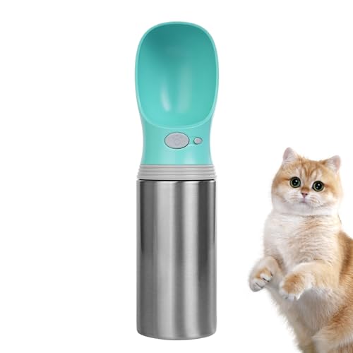 Sollee Hundetrinkflasche – Welpen-Wasserspender für Reisen, 400 ml, auslaufsicherer Becher, Zubehör für Straße, Sommer, Camping, Wandern, Spazierengehen, Auto-Rucksack Sollee Hundetrinkflasche – Welpen-Wasserspender für Reisen, 400 ml, auslaufsicherer Becher, Zubehör für Straße, Sommer, Camping, Wandern, Spazierengehen, Auto-Rucksack von Sollee
