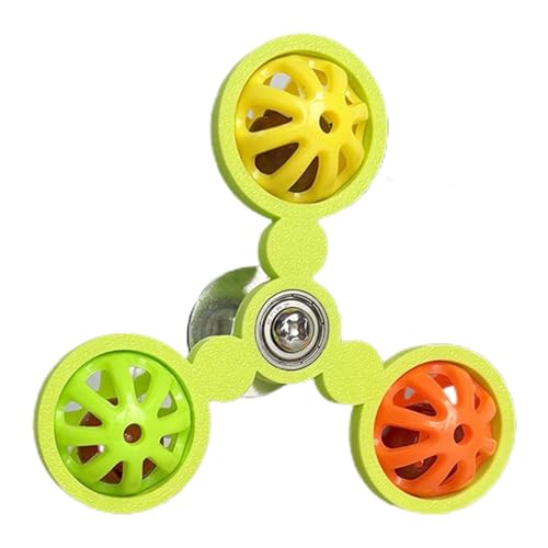 Sollee Nymphensittichspielzeug – bunter rotierender Windmühlen-Ball für Käfig, interaktives Nymphensittich-Käfigspielzeug für Unterhaltung, Übung, Bereicherung, Langeweile, lindert Sollee Nymphensittichspielzeug – bunter rotierender Windmühlen-Ball für Käfig, interaktives Nymphensittich-Käfigspielzeug für Unterhaltung, Übung, Bereicherung, Langeweile, lindert von Sollee