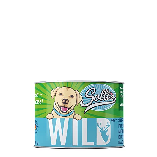 Sollis - Hundefutter Nass - 6er-Pack | Ohne Getreide | Hoher Fleischanteil | Ohne Zucker | Getreidefreies Nassfutter für Hunde von Sollis