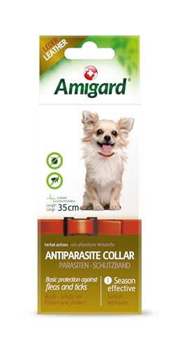 Amigard Antiparasitenband für Hunde, 35 cm, wasserfest, zurückschneidbar, gegen Zecken, Milben und Flöhe, ohne Chemie für eine natürliche Fellpflege Amigard Antiparasitenband für Hunde, 35 cm, wasserfest, zurückschneidbar, gegen Zecken, Milben und Flöhe, ohne Chemie für eine natürliche Fellpflege von Solnova AG