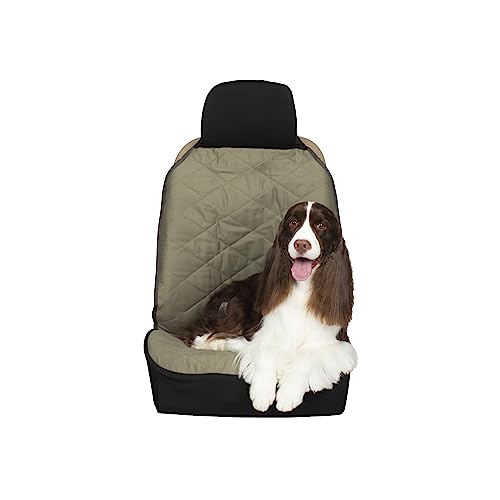 PetSafe Solvit Gesteppter Schalensitzbezug, Autositzschutz für Haustierpfoten, Kratzer und Hundehaare, wasserdicht und langlebig, grün von PetSafe