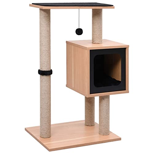 Somanki Katzen-Kratzbaum mit Sisal-Kratzmatte 82 cm, Katzenkratzbaum, Katzenmöbel, Kratztonne Für Katzen, Aktivitätskratzbäume, Katzen Zubehör - 170922 Somanki Katzen-Kratzbaum mit Sisal-Kratzmatte 82 cm, Katzenkratzbaum, Katzenmöbel, Kratztonne Für Katzen, Aktivitätskratzbäume, Katzen Zubehör - 170922 von Somanki