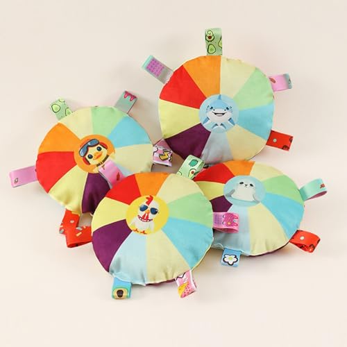 Somifa Hundespielzeug Unzerstörbar, Tauziehen Plüsch quietschendes mit Crinkle-Papier und Hundeseil, Robust Hundekauspielzeug für Welpen, kleine, mittlere, große Hunde (4 Pcs) von Somifa