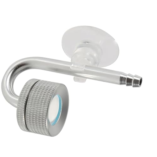 Sonew Aquarium-CO2-Diffusor, Aluminiumlegierung, Kohlendioxid-Zerstäuber, Aquarium-Zubehör, Umweltfreundliche Aquarium-Ausrüstung, Klare Kohlendioxid-Lieferung, mit Nickeloxid von Sonew