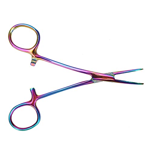 Sonew Edelstahl-Ohrhämostat für Haustierohren, 14 cm Lange Zupfzange mit Gerader Spitze, Vielseitige Epilationsklemme für Haustiere, Ideal für die Reinigung und Sonew Edelstahl-Ohrhämostat für Haustierohren, 14 cm Lange Zupfzange mit Gerader Spitze, Vielseitige Epilationsklemme für Haustiere, Ideal für die Reinigung und von Sonew