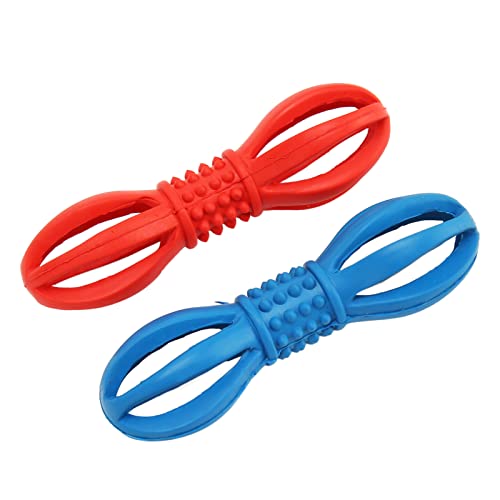 Sonew Hantel-Kauspielzeug für Hunde, Weiches, Flexibles Gummi mit Hohlem Design für Leckerlis, Zahnreinigung, Linderung von Langeweile, Leichtes Haustierspielzeug für Sonew Hantel-Kauspielzeug für Hunde, Weiches, Flexibles Gummi mit Hohlem Design für Leckerlis, Zahnreinigung, Linderung von Langeweile, Leichtes Haustierspielzeug für von Sonew