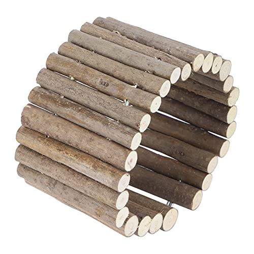 Sonew Holzversteck für Mäuse und Nagetiere, Holztür, Zaun, Rattenbrücke, Leiter, Kauspielzeug, Geeignet für Hamster, Ratten und Kleintiere, Umweltfreundliches Käfigzubehör (40cm Sonew Holzversteck für Mäuse und Nagetiere, Holztür, Zaun, Rattenbrücke, Leiter, Kauspielzeug, Geeignet für Hamster, Ratten und Kleintiere, Umweltfreundliches Käfigzubehör (40cm von Sonew