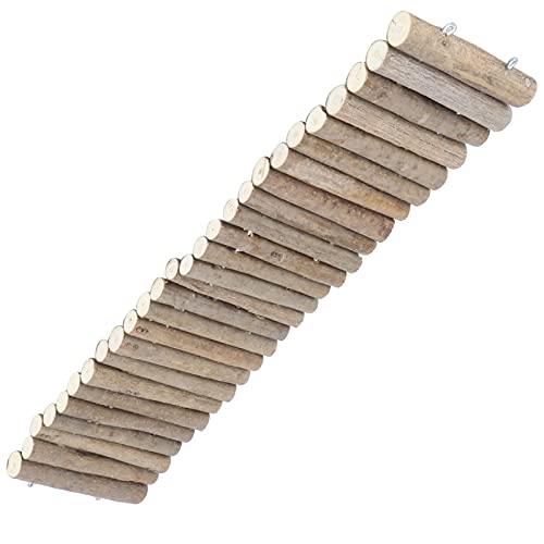 Sonew Holzversteck für Mäuse und Nagetiere, Holztür, Zaun, Rattenbrücke, Leiter, Kauspielzeug, Geeignet für Hamster, Ratten und Kleintiere, Umweltfreundliches Käfigzubehör (50cm Sonew Holzversteck für Mäuse und Nagetiere, Holztür, Zaun, Rattenbrücke, Leiter, Kauspielzeug, Geeignet für Hamster, Ratten und Kleintiere, Umweltfreundliches Käfigzubehör (50cm von Sonew