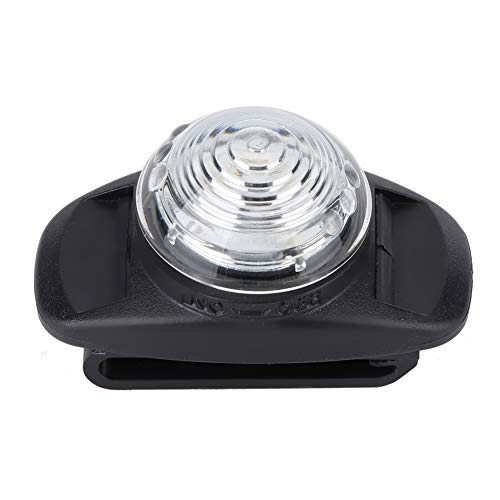 Sonew LED Luminous Pet Collar, Wasserdichtes ABS-Kunststoff-Anti-Lost-LED-Leuchtanhänger-Leuchtstoffriemenband, 2,36 X 1,38 X 1,38 Zoll (Weiß) von Sonew