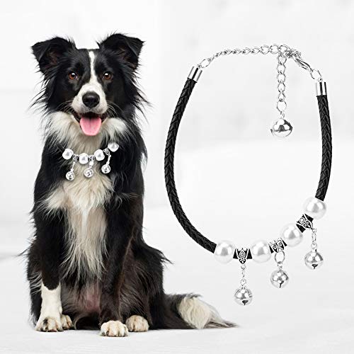 Sonew Qualitäts-Cute Halskette Halsbänder mit Glocke für die meisten Hund Katze Zubehör (L) von Sonew