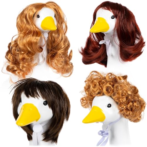 4 Stück Gänse Kopfschmuck Perücken für Haustier Polyester Kostüm Zubehör Lustige Foto Requisiten Party Dress Up Tool Haustier Party Perücken 4 Stück Gänse Kopfschmuck Perücken für Haustier Polyester Kostüm Zubehör Lustige Foto Requisiten Party Dress Up Tool Haustier Party Perücken von Songelt