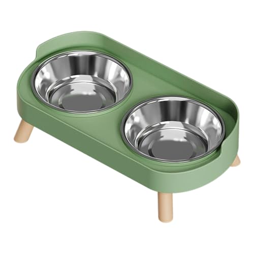 Ergonomischer, erhöhter Hundenapf mit stabilem Ständer und Doppelnapf, für die meisten Rassen, leuchtende Farben, rutschfester Futternapf für Katzen Ergonomischer, erhöhter Hundenapf mit stabilem Ständer und Doppelnapf, für die meisten Rassen, leuchtende Farben, rutschfester Futternapf für Katzen von Songelt
