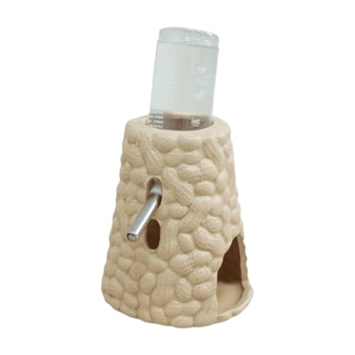 Große Kapazität Haustier Trinkbrunnen für Käfige, auslaufsicher, automatischer hängender Wasserspender, 60 ml/80 ml/125 ml, auslaufsichere Keramik-Wasserflasche für Hamster von Songelt