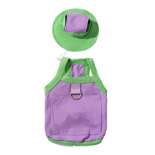 Kühlweste, Eispack-Halter für aktive Hunde, atmungsaktives Sonnenhut-Design, Outdoor-Aktivitäten, große Haustier-Kühlweste mit Eispack-Technologie von Songelt