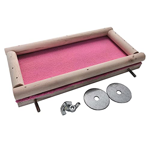 Papageien-Vogel-Sitzstange, Spielzeug, Holzplattform, Hamster, Springbrett, Vogelpfote, Schleifspielzeug, Vogelkäfigständer, Spielbrett, Plattform-Futterspender Papageien-Vogel-Sitzstange, Spielzeug, Holzplattform, Hamster, Springbrett, Vogelpfote, Schleifspielzeug, Vogelkäfigständer, Spielbrett, Plattform-Futterspender von Songelt
