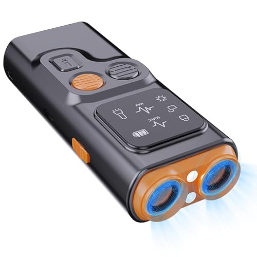Songsier Antibell für Hunde, Ultraschall Anti Bell Gerät Hunde, Handheld Anti Bellen Gerät Antibell für Hunde, Hunde Bell-Abschreckungsgerät, Hundetrainings Geräte Verhaltenshilfen Draußen Zuhause von Songsier