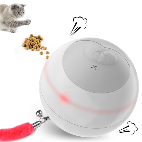 Interaktives Spielzeug für Katzen, 2 in 1Katze Katzenfutterspender Spielzeug Elektronischem Katzenspielzeug für Langsam Fütterung Training Nahrungsuche Lernspielzeug, Beweglich und Wiederaufladbar Interaktives Spielzeug für Katzen, 2 in 1Katze Katzenfutterspender Spielzeug Elektronischem Katzenspielzeug für Langsam Fütterung Training Nahrungsuche Lernspielzeug, Beweglich und Wiederaufladbar von Songsier