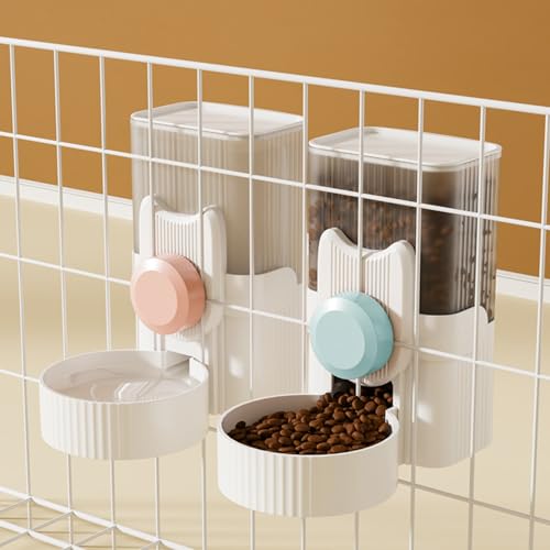 Hängender Käfig, automatischer Wasserspender für Haustiere, 1000 ml, kleiner Futternapf, Wasserflaschenspender, Haustier-Futterspender und Bewässerungs-Set für Kaninchen, Welpen, Katzen, Frettchen, Hängender Käfig, automatischer Wasserspender für Haustiere, 1000 ml, kleiner Futternapf, Wasserflaschenspender, Haustier-Futterspender und Bewässerungs-Set für Kaninchen, Welpen, Katzen, Frettchen, von Sonhomay
