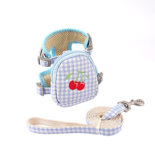 Haustier-Rucksack mit Leine, Katzengeschirr und Leine, ausbruchsicher, Katzengeschirr, Mini-Tragetasche, Rucksack, Tasche, Satteltaschen, Welpentasche für Hunde, Kätzchen, Outdoor, Spaziergänge, Haustier-Rucksack mit Leine, Katzengeschirr und Leine, ausbruchsicher, Katzengeschirr, Mini-Tragetasche, Rucksack, Tasche, Satteltaschen, Welpentasche für Hunde, Kätzchen, Outdoor, Spaziergänge, von Sonhomay